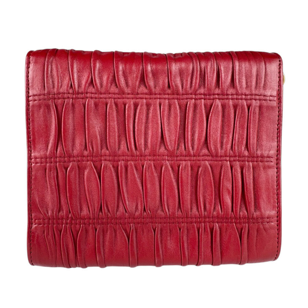 PRADA Red Leather Shoulder Bag - Picture 3 of 13